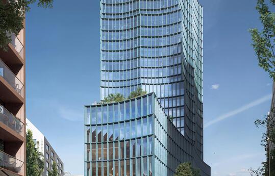 Sky Building and Water House